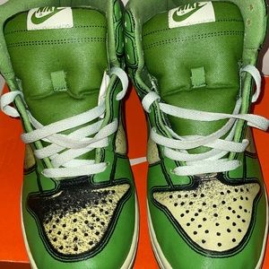 Nike Dunk High 1 Piece Premium 318998 031 8.5 Mens